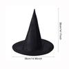 Runtow 5pcs Halloween Wizard Hat ,Halloween Party Cosplay Costume Decoration ,Witch Hat ,Home Yard Hanging Horror Props