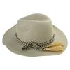 Cowboy Hat Fedoras Western Short-Brimmed Hat for Women Man Casual Wear Western Fedoras Man Women Unisex Wear