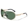 2026 New Retro Oval Metal Frame Sunglasses Trendy Street Style Shades Unisex Outdoor Travel Fishing UV Protection Eyewear