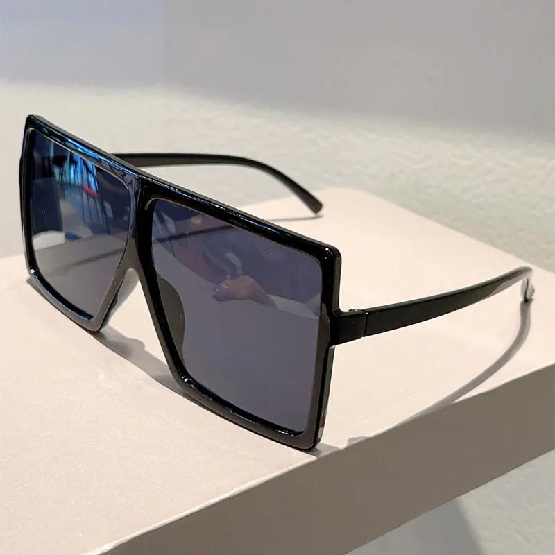 Retro Edgy Punk Trendy High End Designer Style Oversized Square Shaped Multi Colored Female For Both Male Sun Glasses