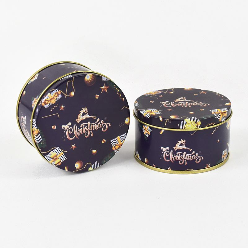 6/1 buc Cutie Cadou Crăciun Cutie Metalică Staniu Bomboane Fursecuri Ambalaj Cutie Recipiente Cadou Anul Nou Copii Decor Consumabile Petrecere Crăciun Navidad