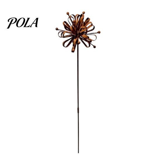 Decorative Ground Stakes for Yard Iron Garden Stake Decor, Metal Outdoor Ornament with Rustproof Coating, Easy To Install Decor Insert Patio