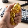 Sensory Stress Relief Toy Squeeze Doll Filled with Glitter for Hand Therapy and Anxiety Reduction Durable Flexible Material