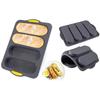 2025 Trend Restaurant Bread Mould Silicone Baking Mold Grade Baguette Oven Tool Non-Stick Bake Tray Kitchen Bakeware Accessories