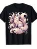Kitsune Nine-Tailed Fox Cherry Blossom T-Shirt