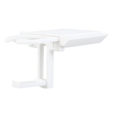 Desk Cup Holder ABS Fold Out Under Desk Water Bottle Stand Headphone Hanger with Double Sided