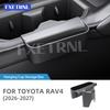 Für Toyota RAV4 2026-2027 Mittelkonsolen-Organizer-Schale Auto-Innenzubehör-Set Premium ABS Hängender Getränkehalter Behälter