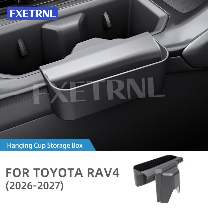 Für Toyota RAV4 2026-2027 Mittelkonsolen-Organizer-Schale Auto-Innenzubehör-Set Premium ABS Hängender Getränkehalter Behälter