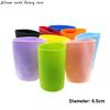 Diameter 6.5CM Silicone Bottle Cover Water Bottle Sleeve Cup Holder Silicone Anti-skid Heat Insulation Anti-fall Cup Cover