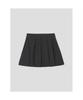 8SECONDS Striped Pleated Mini Skirt Ash