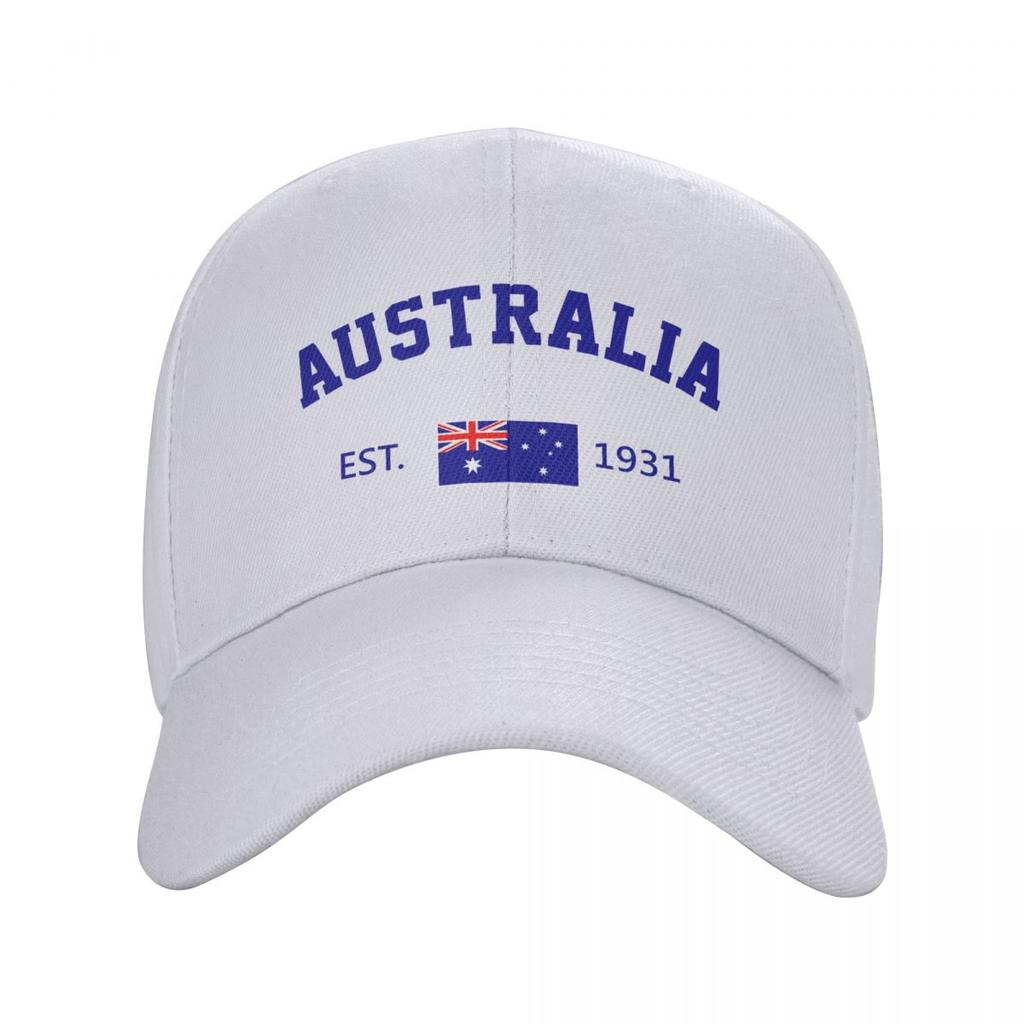 Baseball Cap Australia EST Independence Day Wild Sun Shade Peaked Adjustable Outdoor Caps