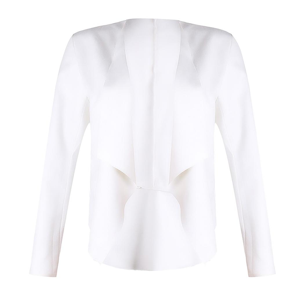 Women's Fashion Lapel Solid Color Velvet Mid-length  Small Coat
