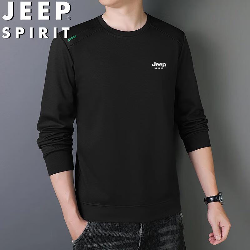 

JEEP SPIRIT Men s Autumn Long Sleeve Round Neck Sweatshirt XL