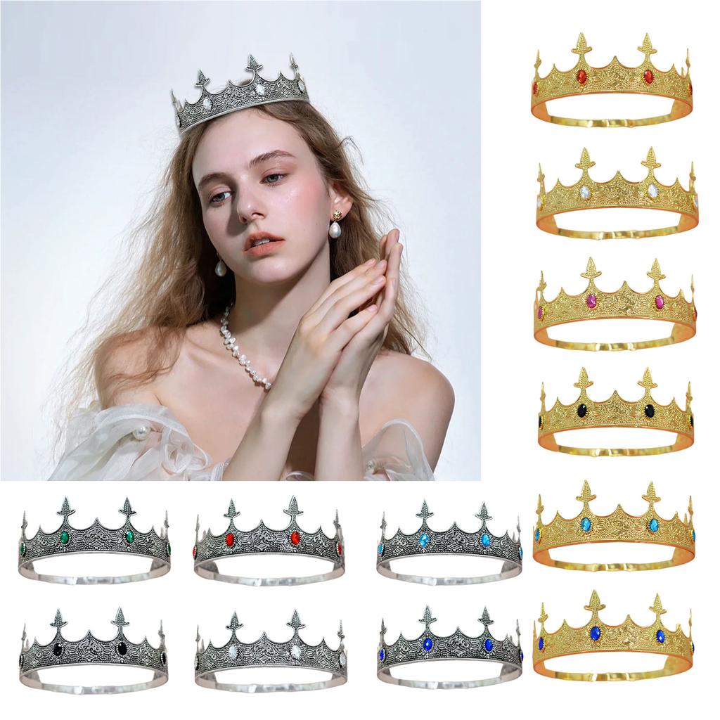 Elegantes Herren-Kopfschmuck-Diadem-Krone-Haarband für Cosplay und besondere Anlass-Themenveranstaltung-Verkleidung-Haarband