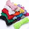 5mm Color Eight-Strand Handmade Cotton Rope for DIY Braiding, Drawstrings, and Binding