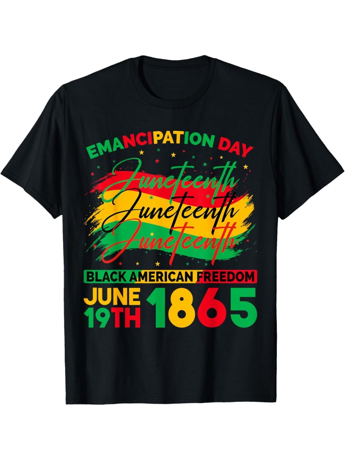 Juneteenth Black American Freedom 1865 Juneteenth Men S And Women S T-Shirt, C S разноцветный