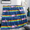 1 Stück Nyan Cat Aufdruck Flanelldecke, Hohe Qualität, Bequem für alle Jahreszeiten, Heimdekoration, Wärme und Komfort, Perfekt für Weihnachtsgeschenke 99