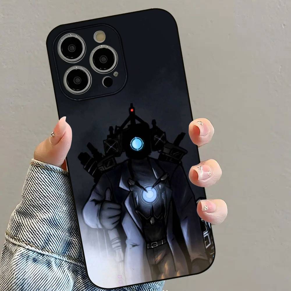 Skibidi T-Toilet ANIME Phone Case For iPhone 16 15 14 13 12 11 PRO MAX PLUS Mini TPU Soft To Skin-friendly Case