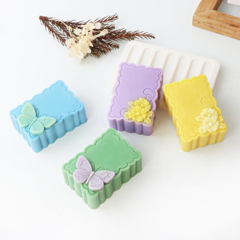 Soap Mould Resin Casting Molds DIY 3D Silicone Mould Cylinder Cake Mold Silicone Mold Handicrafts for Candle Soap Making