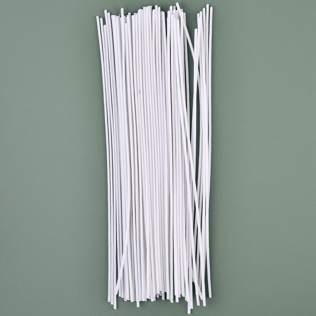 50pcs/Lot Smokeless Candle Wicks 8-20cm Pre-Waxed Cotton Core Wicks DIY Soy Wax Core Woven Kerosene Lamp Candles Making Supplies