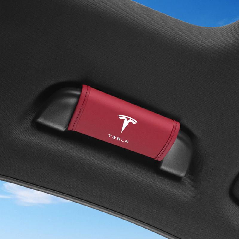 Capac de protecție mâner plafon interior auto, Mâner de tragere ușă auto, Mâner frână de mână pentru Tesla Model 3 Model S Model X Y Roadster Performance