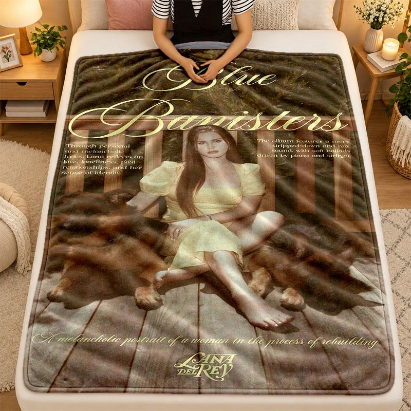 Coperta di FlanellaLana Del Rey Coperta Calda Morbida per Divano Letto Interno Soggiorno