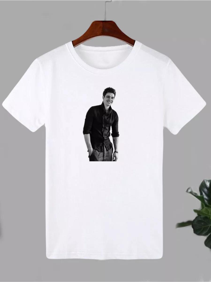 Solid Color Printed T-shirt XL