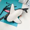 2025 New Japanese-style Cute Doll Shark Women's Shoulder Bag Fresh and  Adorable Animal Crossbody Bag Color-Blocked Cartoon Bag
