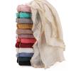Good Quality Luxury Silver Thread Crepe Plaid Shawl Scarf Polyester Gilt Shiny Headscarf Head Covering Women Hijab