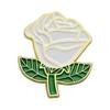 Rose Brooch Pin Minimalist Floral Brooch Enamel Rose Flower Brooch Pin Metal Floral Lapel Accessory Decorative Pin for Hats Bags