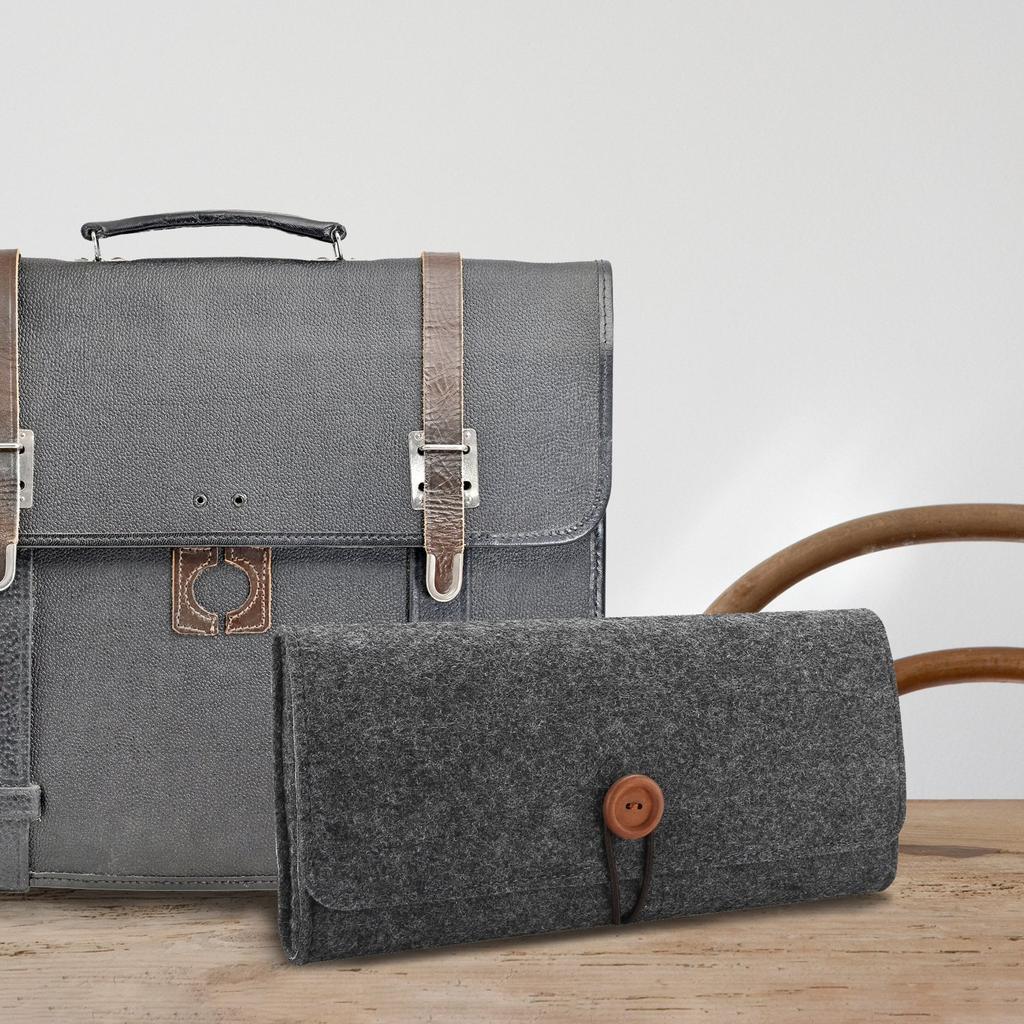 ProCase Switch Lite Portable Felt Protective Cover for Nintendo Ultra Slim Nylon Protective Bag with 5 Game Cart Compatible with Switch Lite Black