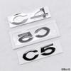 ABX2   C2 C4 C5 Logo ABS 3D Autocollant Emblème de Coffre Arrière de Voiture Styling pour Emblème de Marque Citroen Décalcomanies de Carrosserie Automobile Accessoires Modifiés pour Voiture