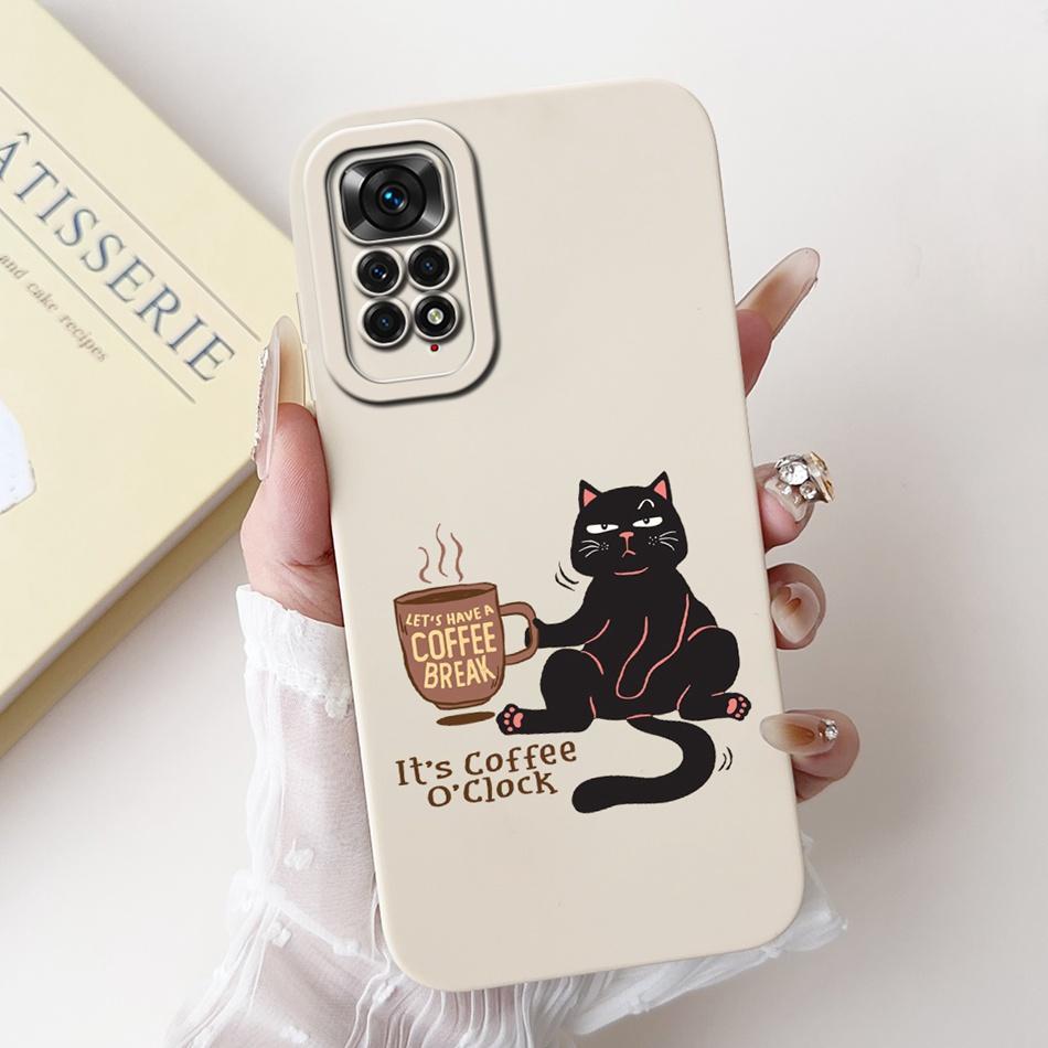 Für Xiaomi Redmi Note 11 11s 4G Handyhülle Redmi Note 11 Pro 4G Global Eleganter Druck Weiches Silikon Linsenschutz Bumper