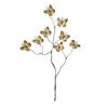 Artificial Butterfly Branches Simulation Stems with 8 Fake Butterflies for Vase Filler DIY Bouquets Home Office Table Decor