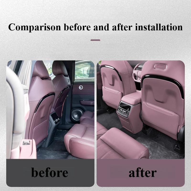 Seat Anti-kick Pad Napapi Custom Seat Rear Anti-kick Anti-scratch Interior Protection Pad Tools Suitable for VOYAH FREE + 2025
