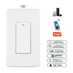 US Tuya Remote Control Smart Wifi Light Switch Zigbee Wall Touch Switch with Alexa Google Home