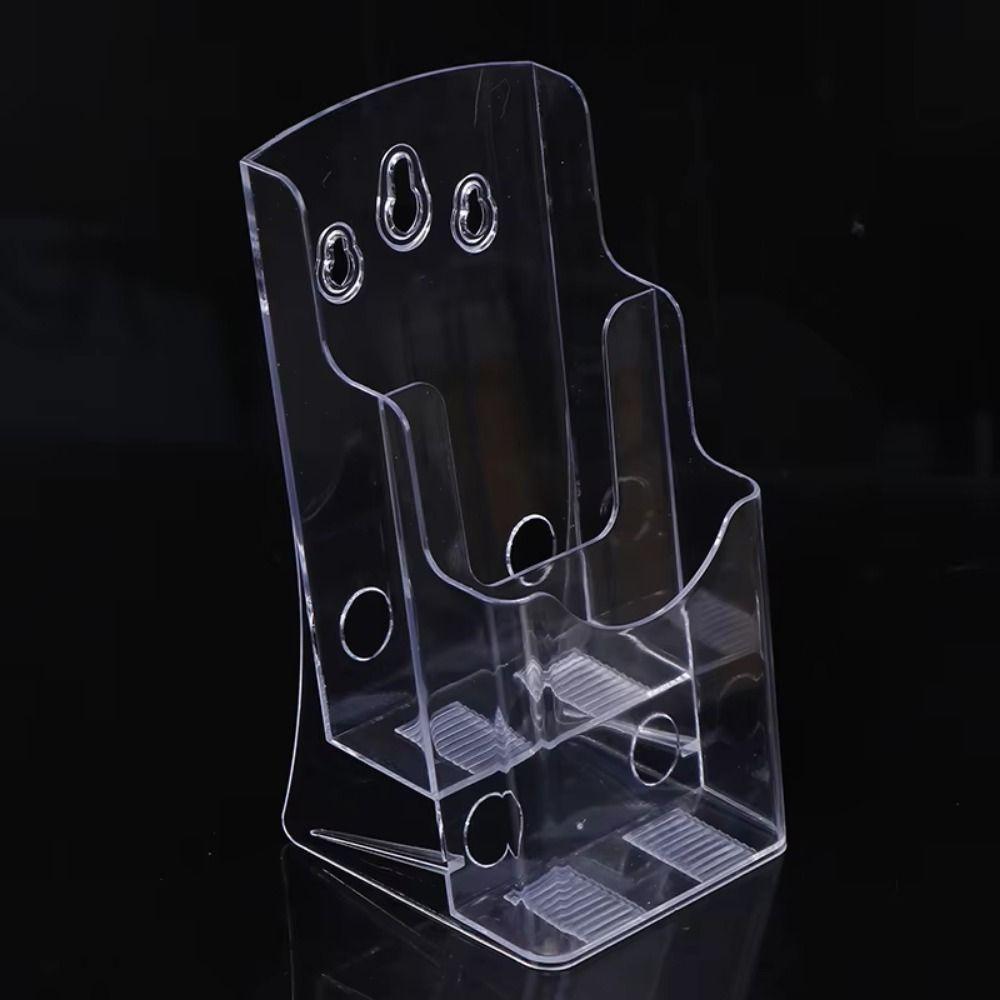 2/3/4 Layers Clear Flyers Display Stand Wall Mount Acrylic Magazine Organizers  Pamphlet