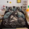 Duvet Cover Set Beauty Skull Printed Full Size Microfiber Bedspreads High Quality Luxury Bedding Cover