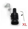 Nastavitelný XL Turbo Sound Simulator Whistle Black Tlumič výfuku řev výfuku pro vozidla Auto