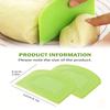 2pcs Dough Scraper Bowl Food-safe Plastic Dough Cutter Flexible Bench Multipurpose Food Scrappers for Bread Dough