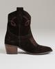 Cowboy Boots Krula 291638 36 Chocolate Suede
