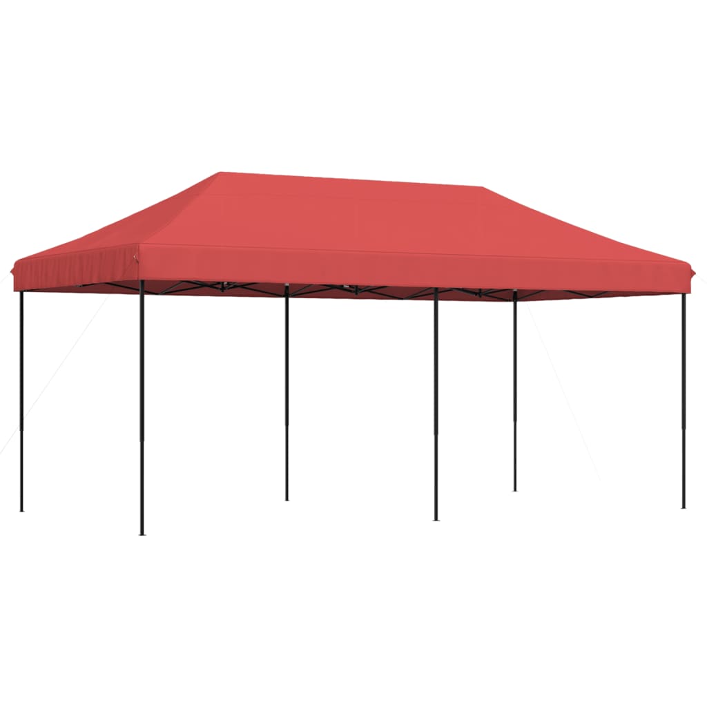 Vidaxl Składany Namiot Imprezowy Pop-Up, Burgundowy, 580X292X315 Cm