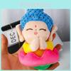 Buddha Lotus Little Plush Doll Pendant With Keychain For Backpack And Decor Car