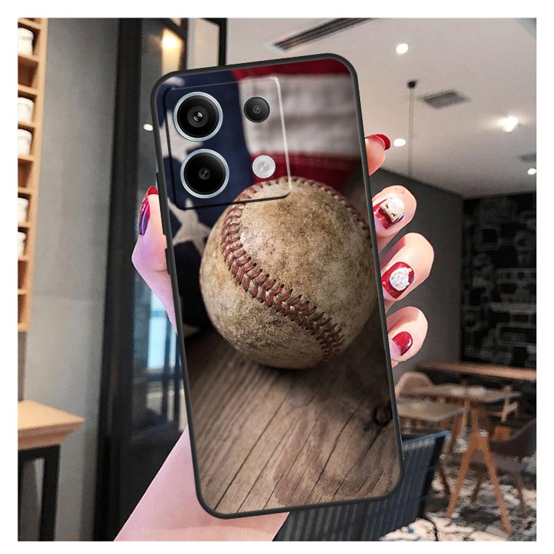 Baseball Case For Xiaomi Redmi 12 13 C 9C 10C Redmi Note 13 Pro 9 10 11 12 9S 10S 11S 12S Back Cover