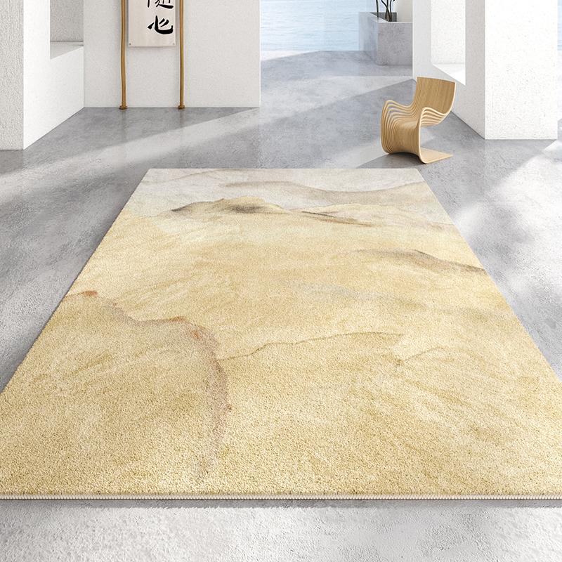 Light Luxury Bedroom Decor Irregular Carpet Large Area Carpets for Living Room Washable Lounge Soft Floor Mat Home Anti-slip Rug