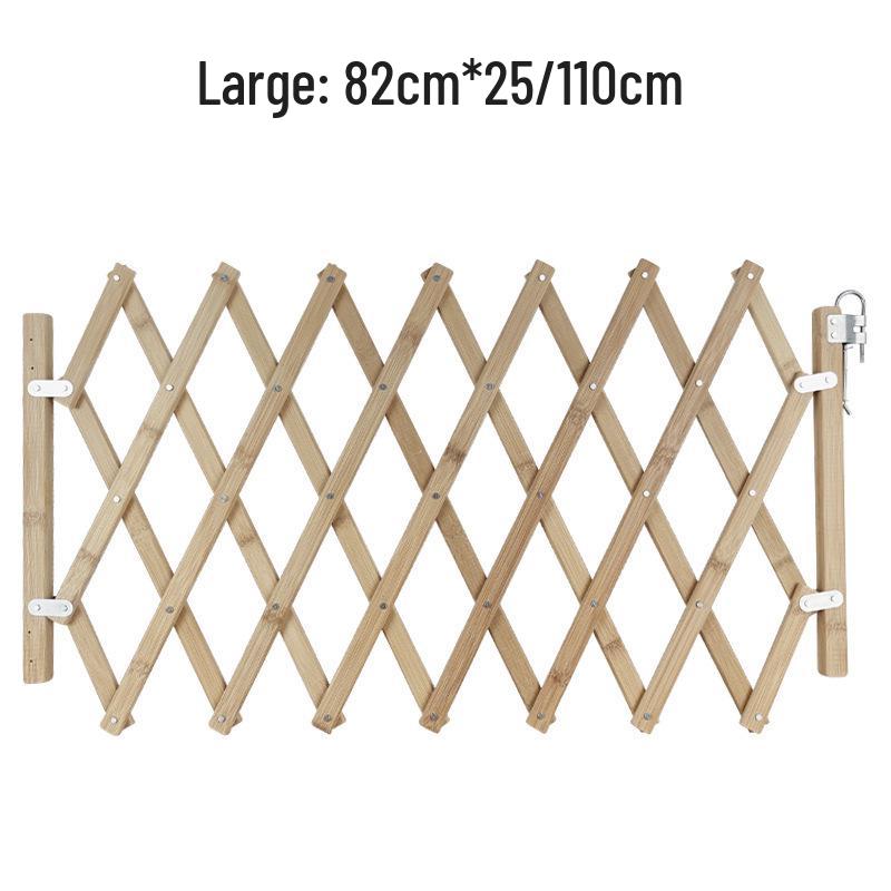

Ворота для изоляции питомца: Деревянный забор-ограждение с раздвижной бамбуковой дверью для собак