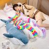 Shark Pillow Plush Toy Doll Big Shark Doll Girl Sleeping Soothing Rag Doll Birthday Gift