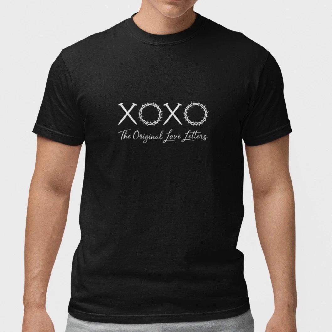 

XOXO Love Shirt The Original Love Letters Romantic Valentine Gift Unisex Graphic M