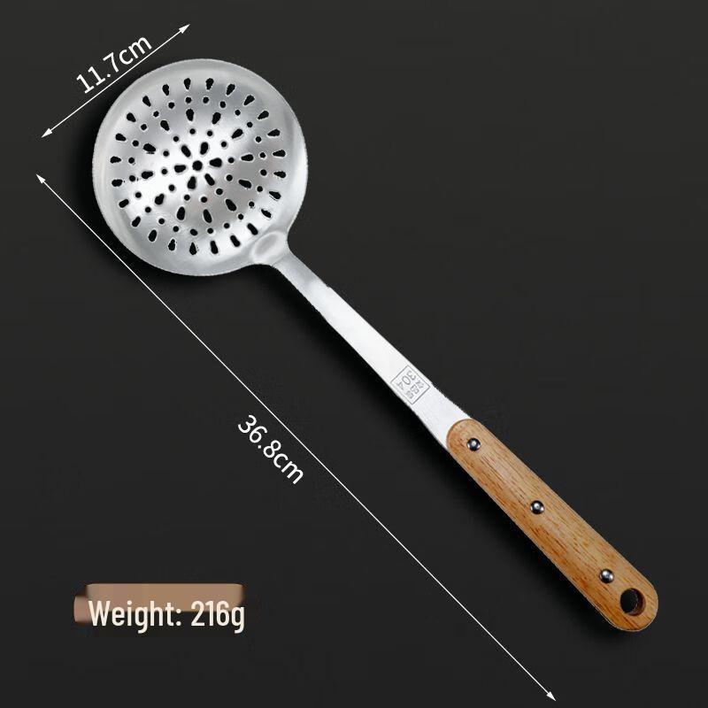 

Wutuo Stainless Steel Cooking Utensils with Wooden Handle