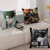 Anime Attack On Titan Levi Ackerman Pillow Cushion Cover Pillowcase Living Room Sofa Home Decor